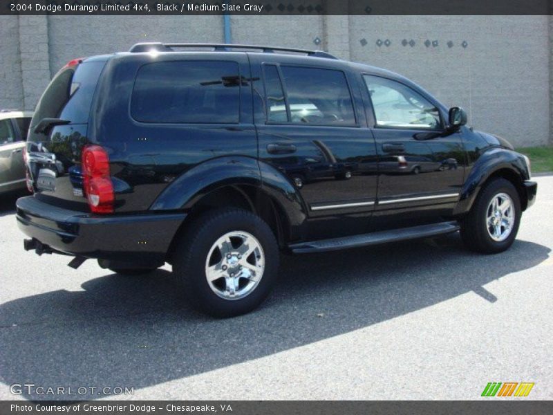 Black / Medium Slate Gray 2004 Dodge Durango Limited 4x4