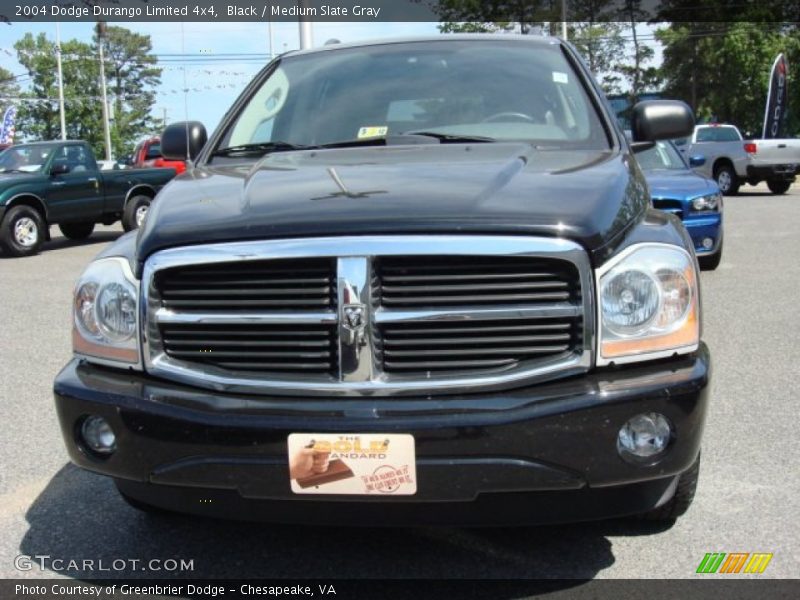 Black / Medium Slate Gray 2004 Dodge Durango Limited 4x4
