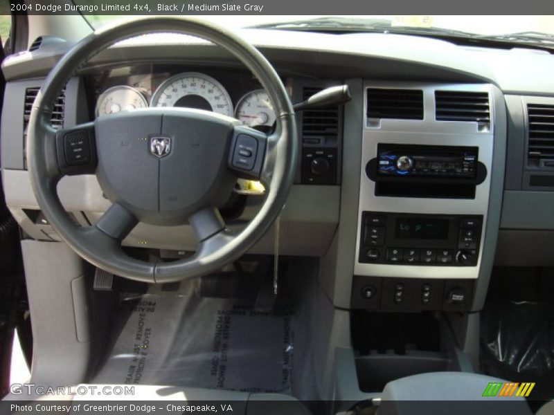 Black / Medium Slate Gray 2004 Dodge Durango Limited 4x4