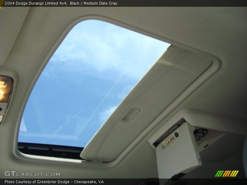 Black / Medium Slate Gray 2004 Dodge Durango Limited 4x4