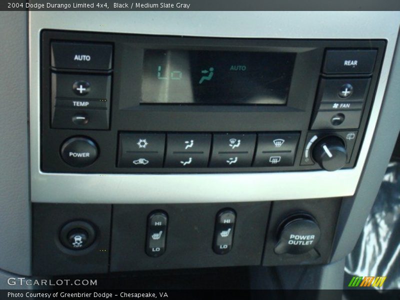 Black / Medium Slate Gray 2004 Dodge Durango Limited 4x4