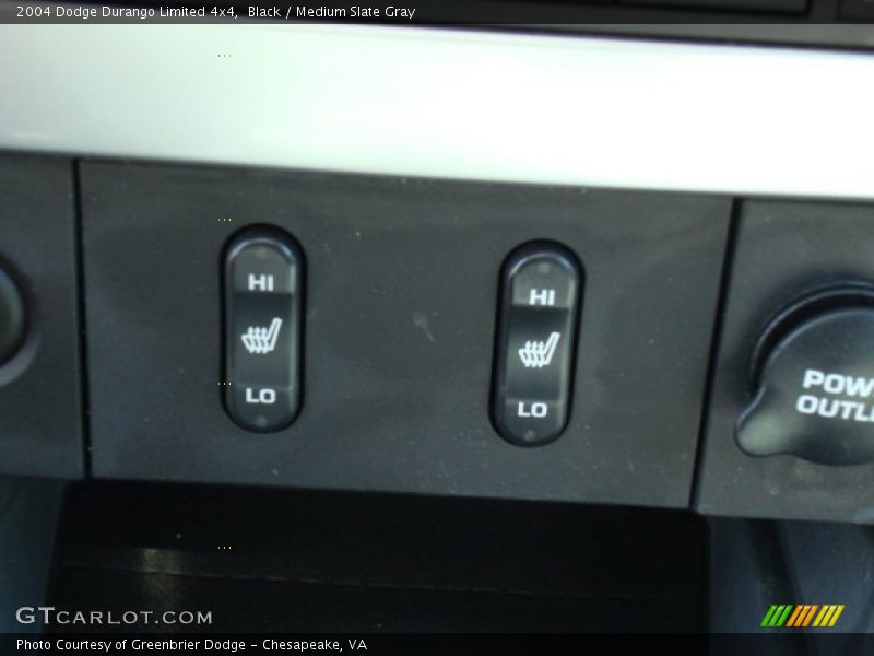 Black / Medium Slate Gray 2004 Dodge Durango Limited 4x4