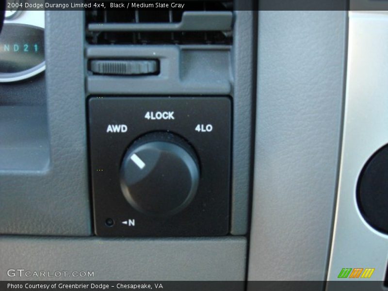 Black / Medium Slate Gray 2004 Dodge Durango Limited 4x4