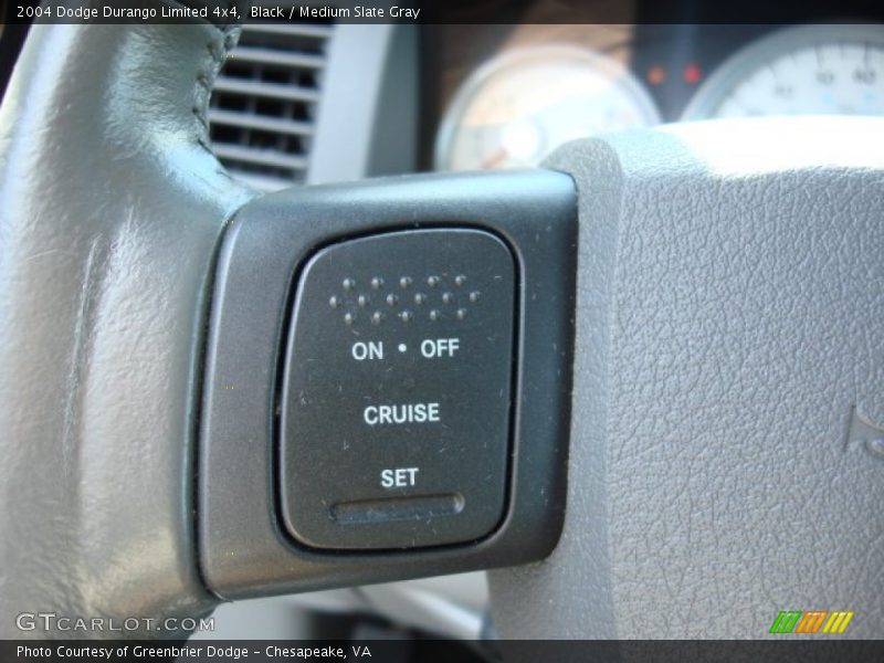 Black / Medium Slate Gray 2004 Dodge Durango Limited 4x4