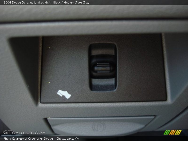 Black / Medium Slate Gray 2004 Dodge Durango Limited 4x4