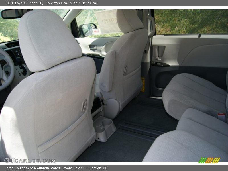 Predawn Gray Mica / Light Gray 2011 Toyota Sienna LE