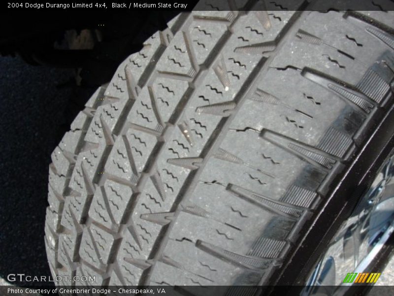 Black / Medium Slate Gray 2004 Dodge Durango Limited 4x4