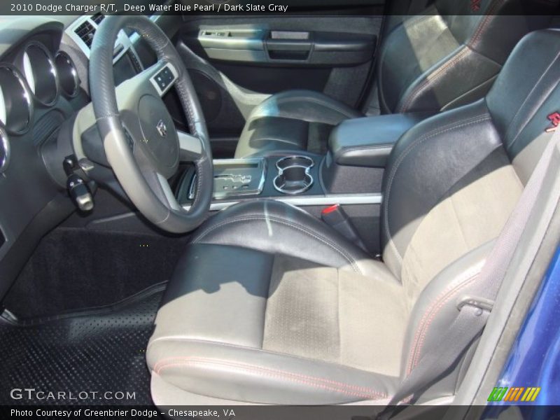 Deep Water Blue Pearl / Dark Slate Gray 2010 Dodge Charger R/T