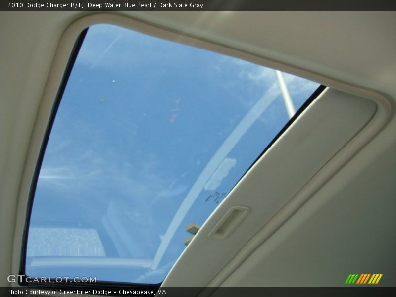 Deep Water Blue Pearl / Dark Slate Gray 2010 Dodge Charger R/T