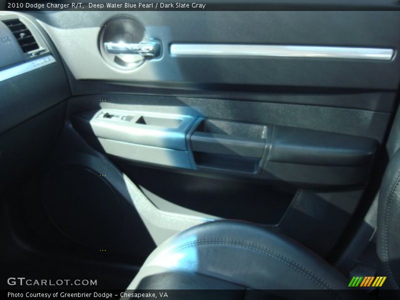 Deep Water Blue Pearl / Dark Slate Gray 2010 Dodge Charger R/T