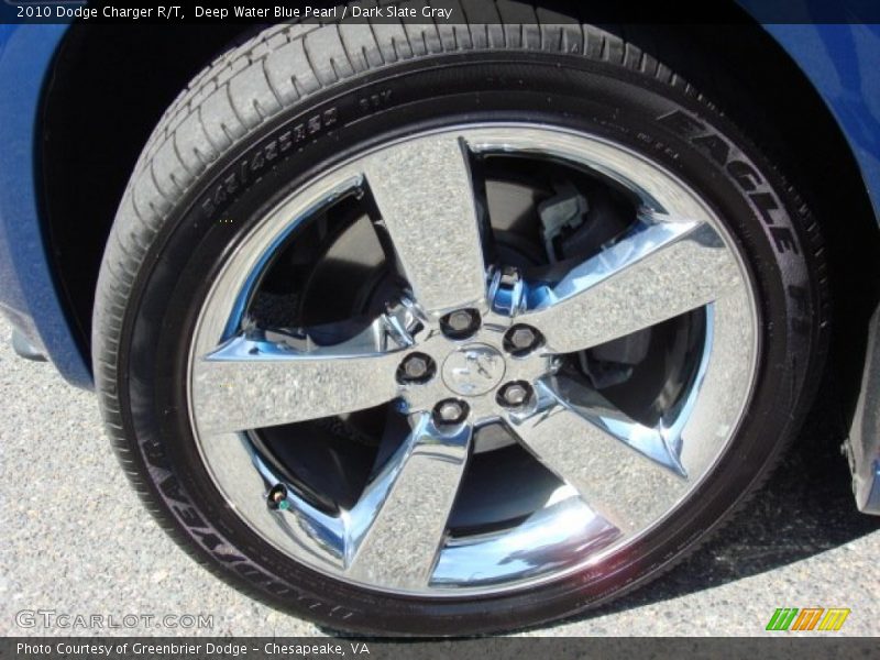 Deep Water Blue Pearl / Dark Slate Gray 2010 Dodge Charger R/T