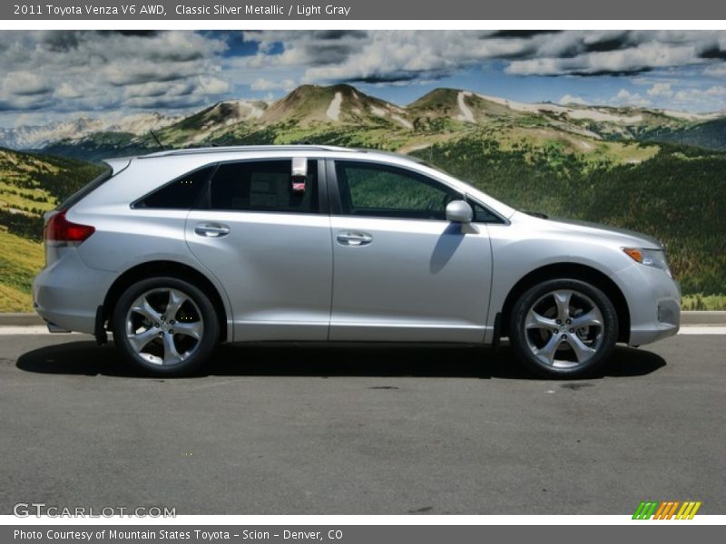 Classic Silver Metallic / Light Gray 2011 Toyota Venza V6 AWD