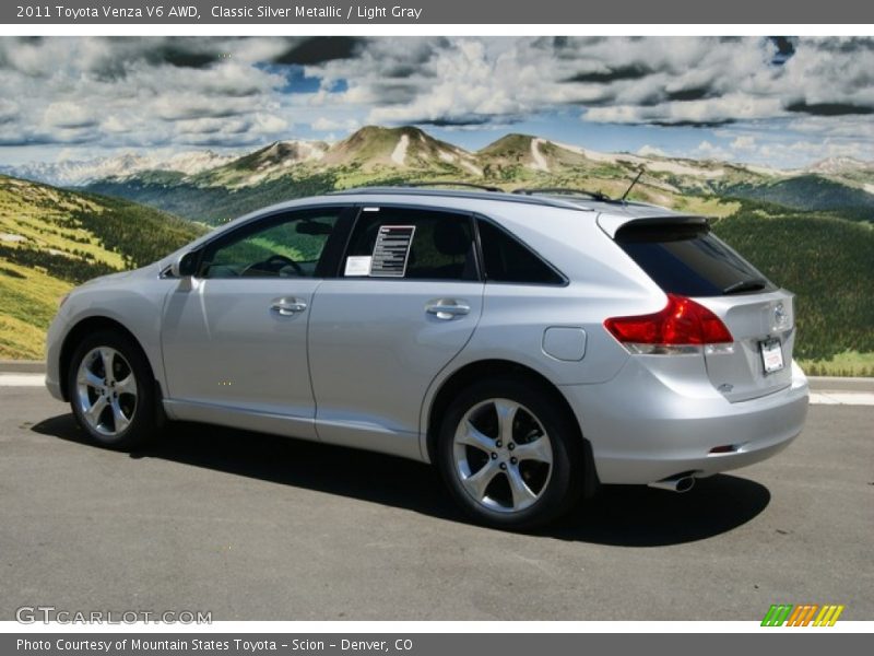 Classic Silver Metallic / Light Gray 2011 Toyota Venza V6 AWD