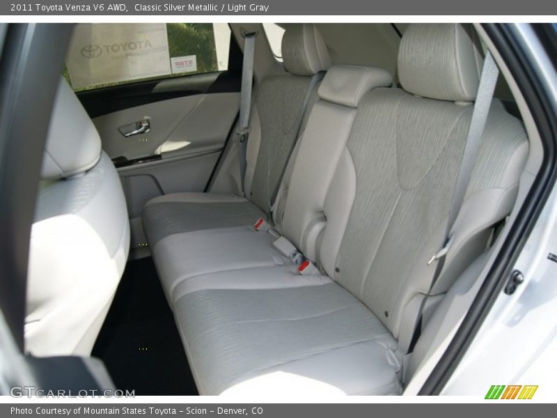 Classic Silver Metallic / Light Gray 2011 Toyota Venza V6 AWD