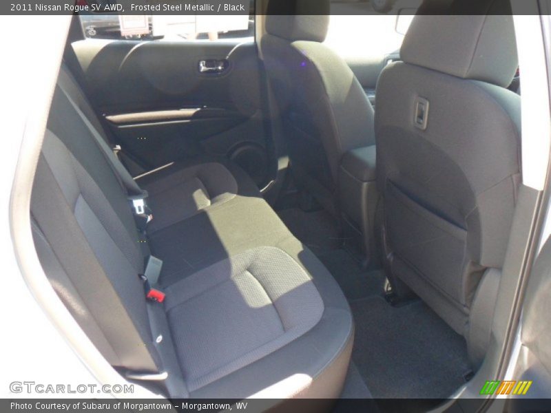 Frosted Steel Metallic / Black 2011 Nissan Rogue SV AWD