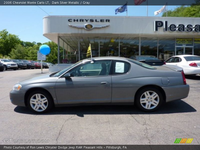 Dark Silver Metallic / Gray 2006 Chevrolet Monte Carlo LT