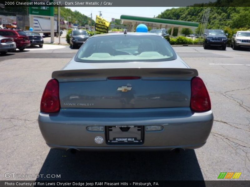 Dark Silver Metallic / Gray 2006 Chevrolet Monte Carlo LT