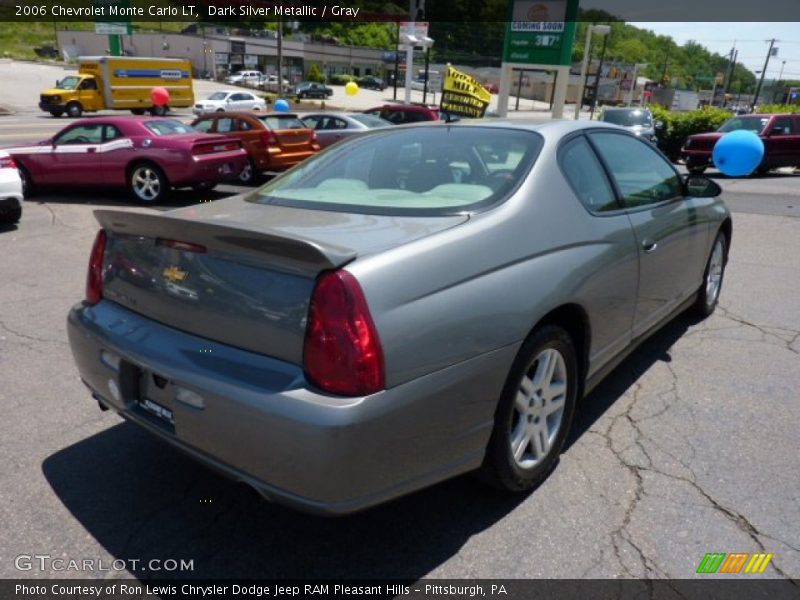 Dark Silver Metallic / Gray 2006 Chevrolet Monte Carlo LT