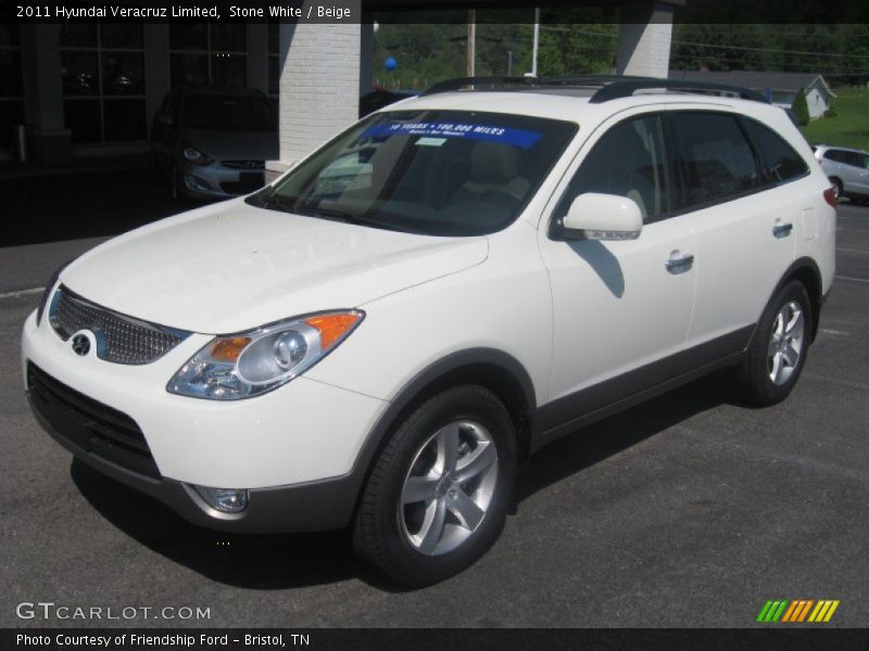 Stone White / Beige 2011 Hyundai Veracruz Limited
