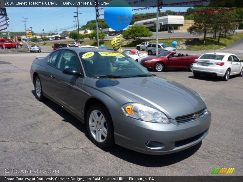 Dark Silver Metallic / Gray 2006 Chevrolet Monte Carlo LT