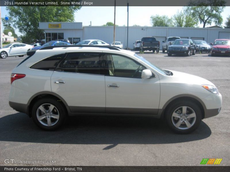 Stone White / Beige 2011 Hyundai Veracruz Limited