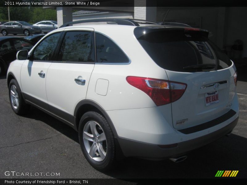 Stone White / Beige 2011 Hyundai Veracruz Limited