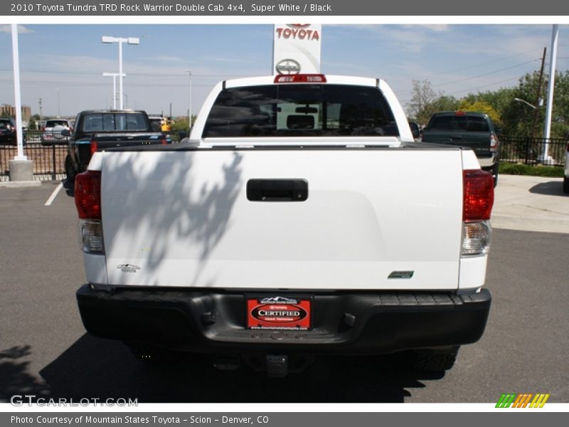 Super White / Black 2010 Toyota Tundra TRD Rock Warrior Double Cab 4x4