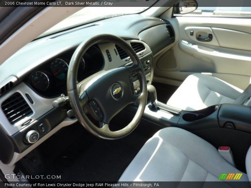 Dark Silver Metallic / Gray 2006 Chevrolet Monte Carlo LT