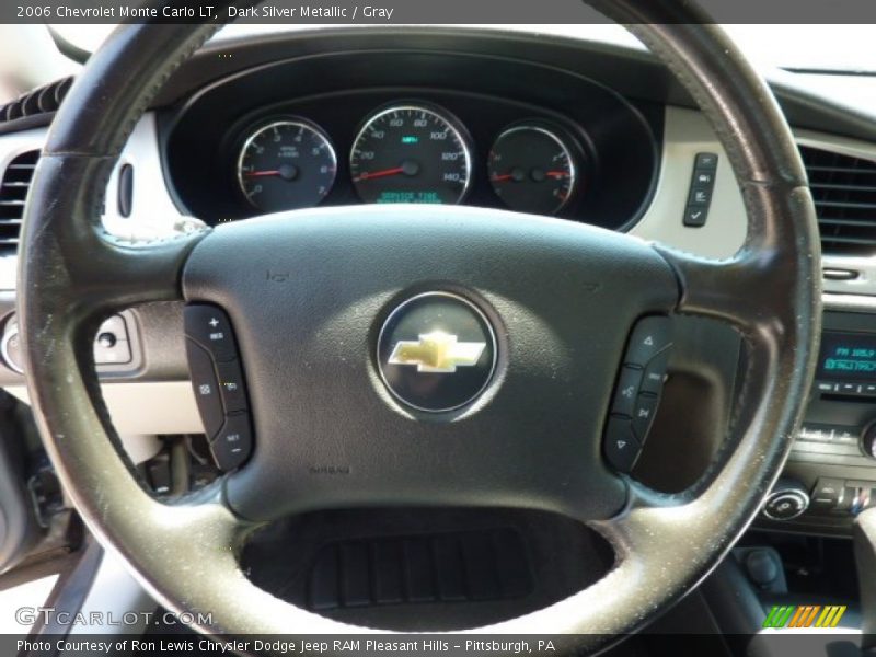 Dark Silver Metallic / Gray 2006 Chevrolet Monte Carlo LT