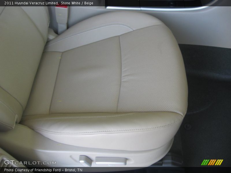 Stone White / Beige 2011 Hyundai Veracruz Limited