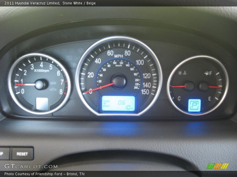 Stone White / Beige 2011 Hyundai Veracruz Limited