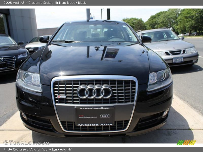 Brilliant Black / Black 2008 Audi A6 4.2 quattro Sedan