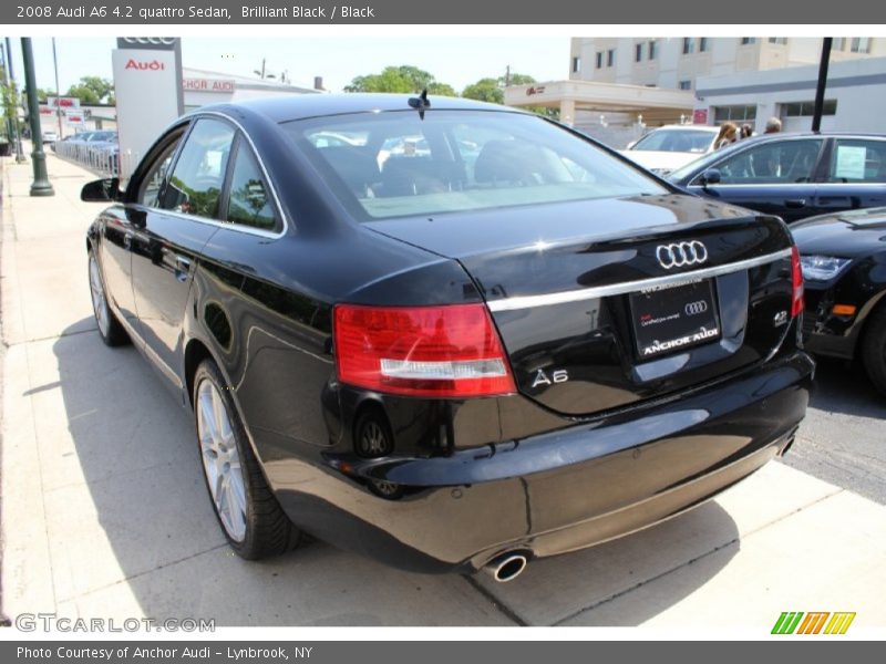 Brilliant Black / Black 2008 Audi A6 4.2 quattro Sedan
