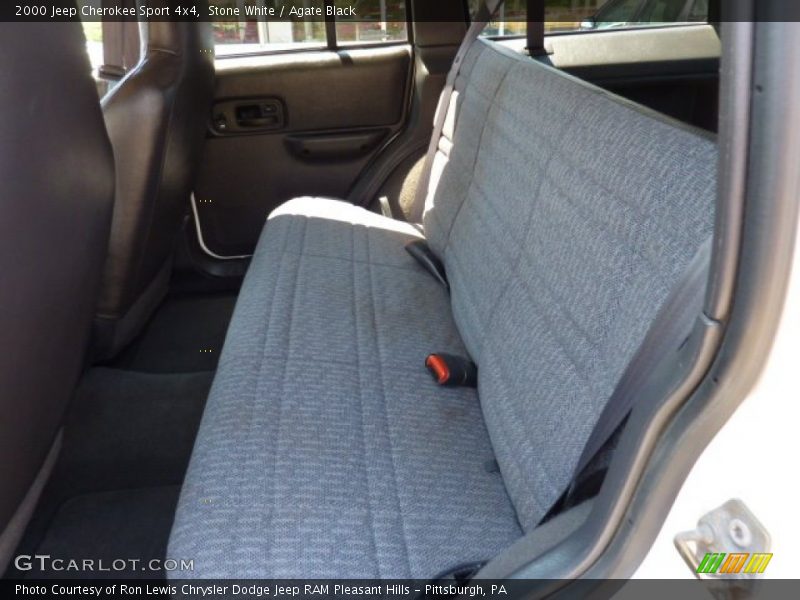 Stone White / Agate Black 2000 Jeep Cherokee Sport 4x4