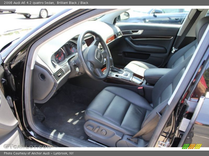 Brilliant Black / Black 2008 Audi A6 4.2 quattro Sedan