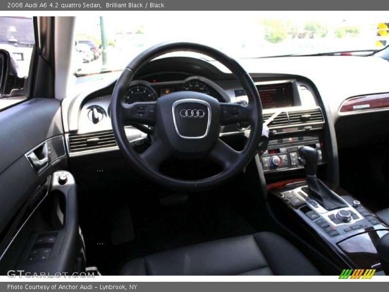 Brilliant Black / Black 2008 Audi A6 4.2 quattro Sedan