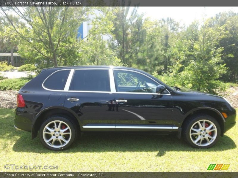 Black / Black 2005 Porsche Cayenne Turbo