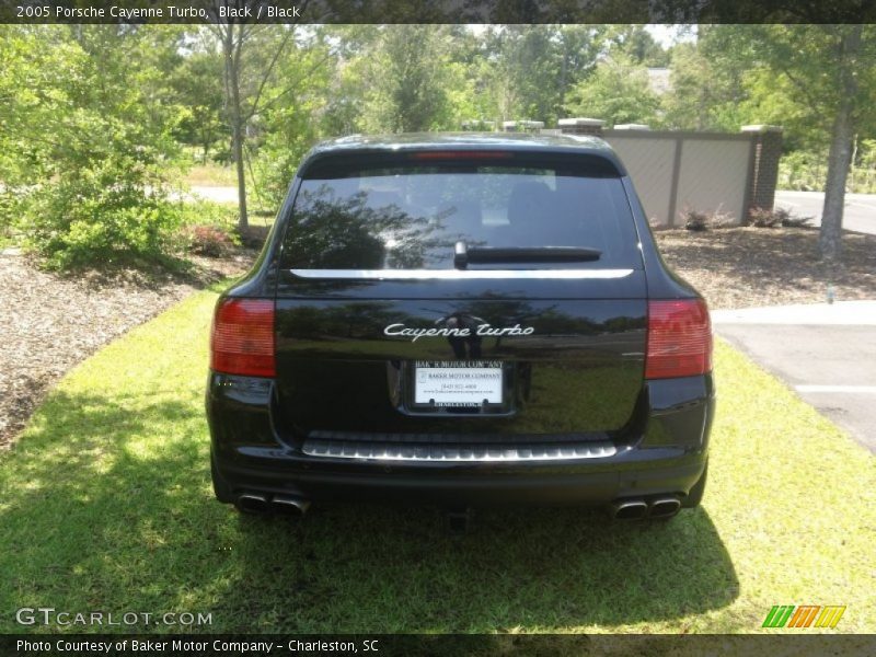 Black / Black 2005 Porsche Cayenne Turbo