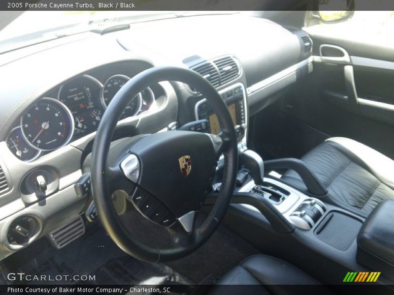 Black / Black 2005 Porsche Cayenne Turbo