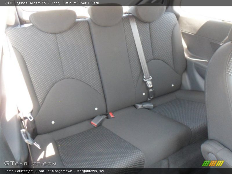 Platinum Silver / Black 2010 Hyundai Accent GS 3 Door