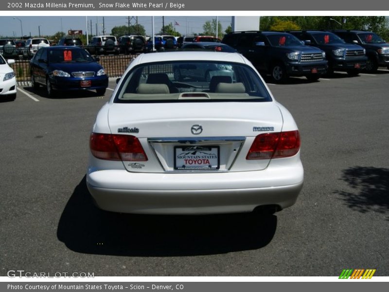 Snow Flake White Pearl / Beige 2002 Mazda Millenia Premium