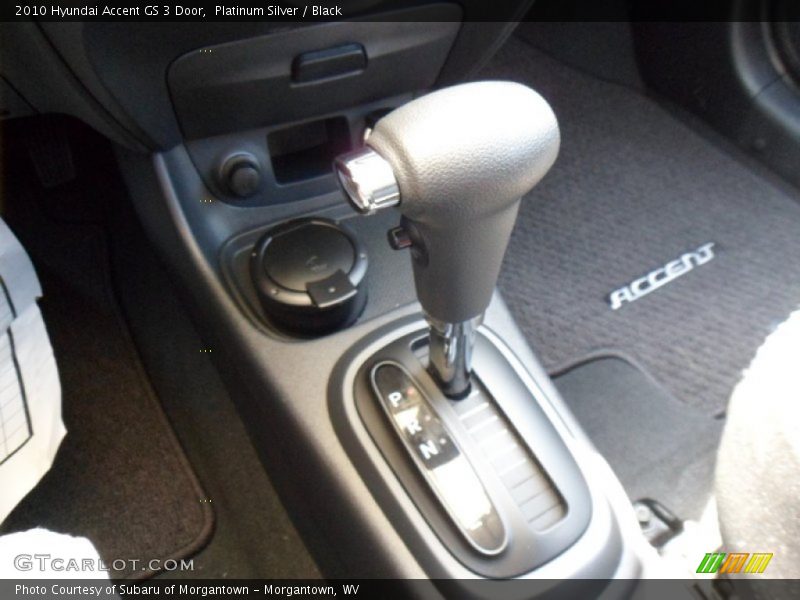 Platinum Silver / Black 2010 Hyundai Accent GS 3 Door