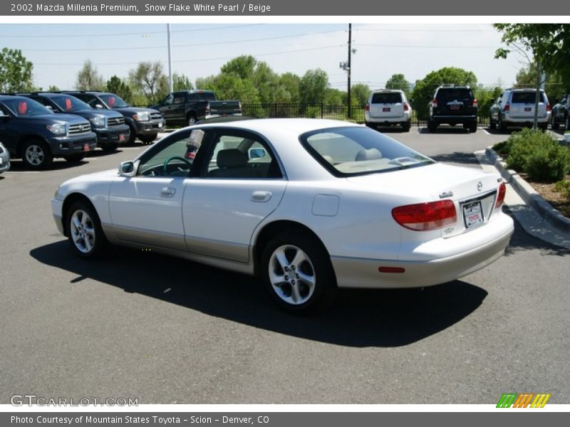 Snow Flake White Pearl / Beige 2002 Mazda Millenia Premium