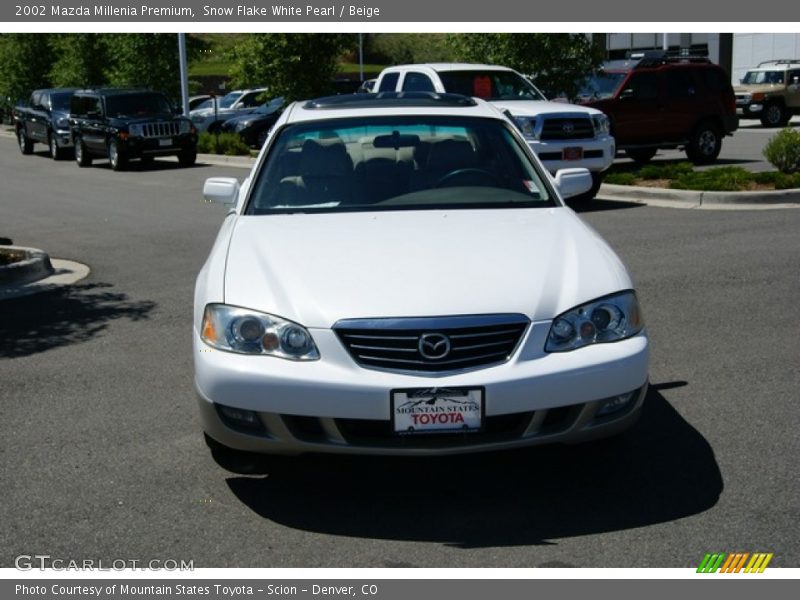 Snow Flake White Pearl / Beige 2002 Mazda Millenia Premium