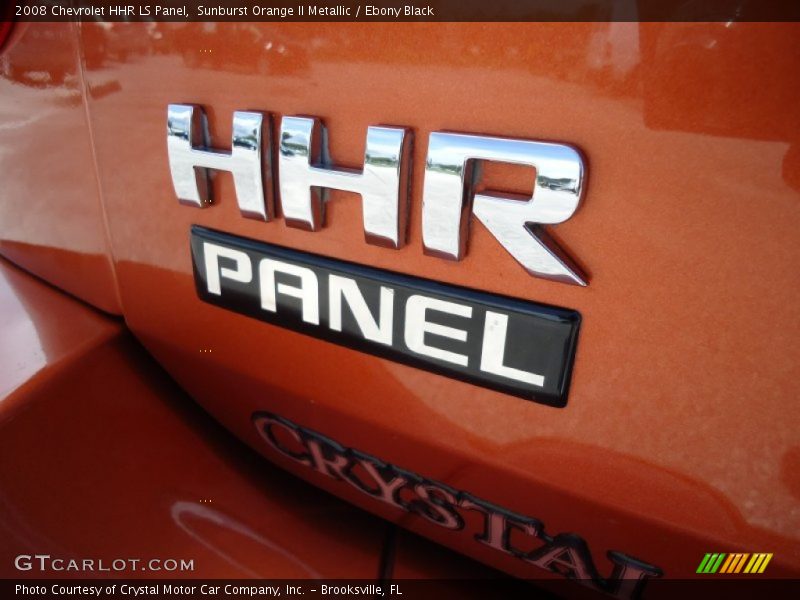 Sunburst Orange II Metallic / Ebony Black 2008 Chevrolet HHR LS Panel