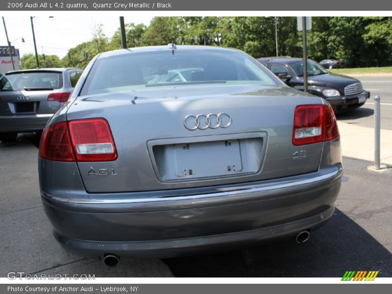 Quartz Grey Metallic / Black 2006 Audi A8 L 4.2 quattro