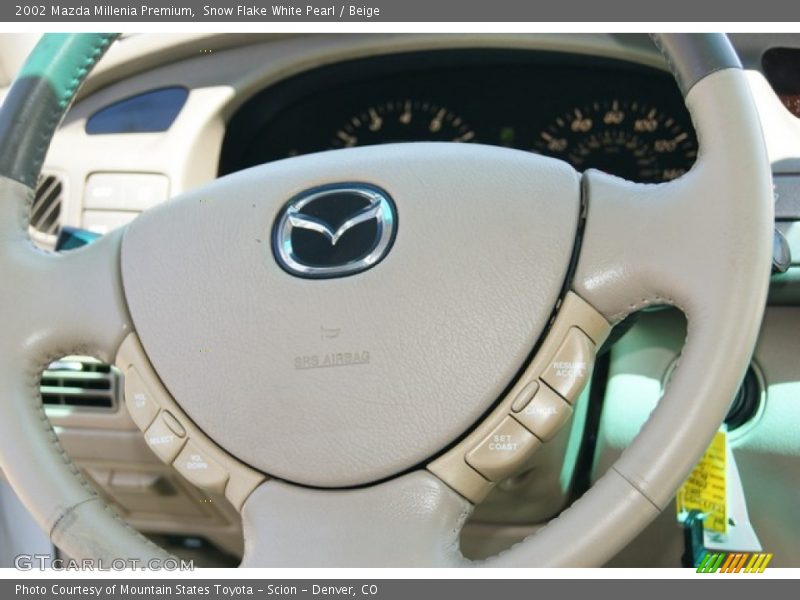 Snow Flake White Pearl / Beige 2002 Mazda Millenia Premium