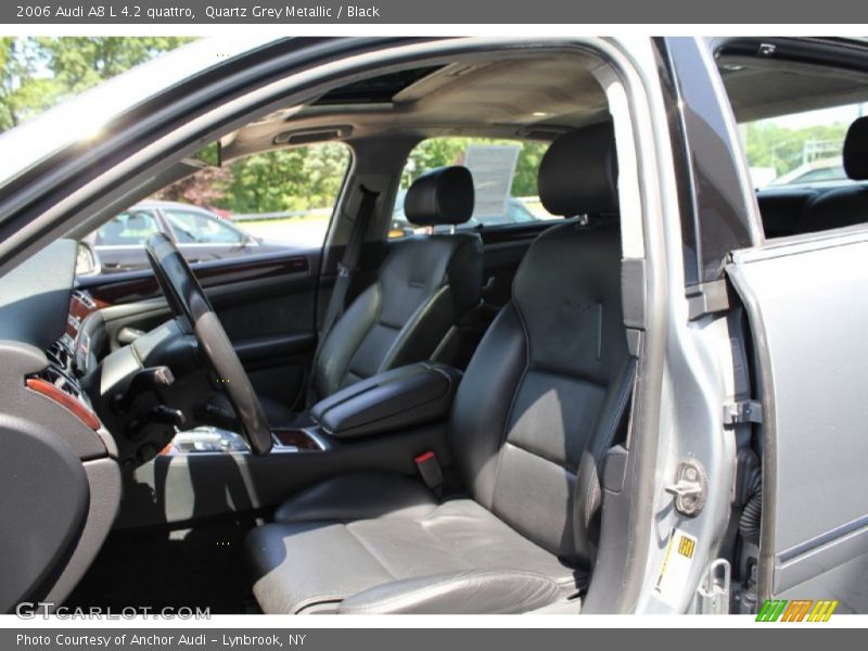 Quartz Grey Metallic / Black 2006 Audi A8 L 4.2 quattro