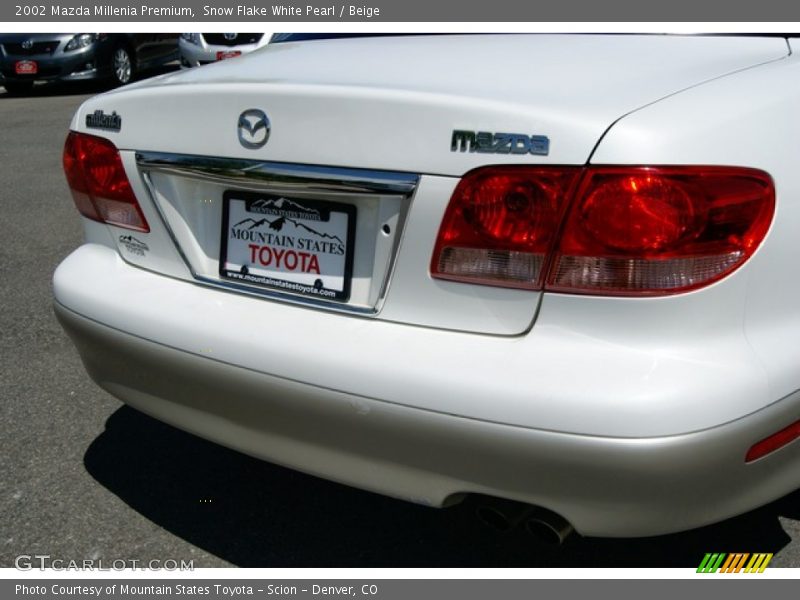 Snow Flake White Pearl / Beige 2002 Mazda Millenia Premium