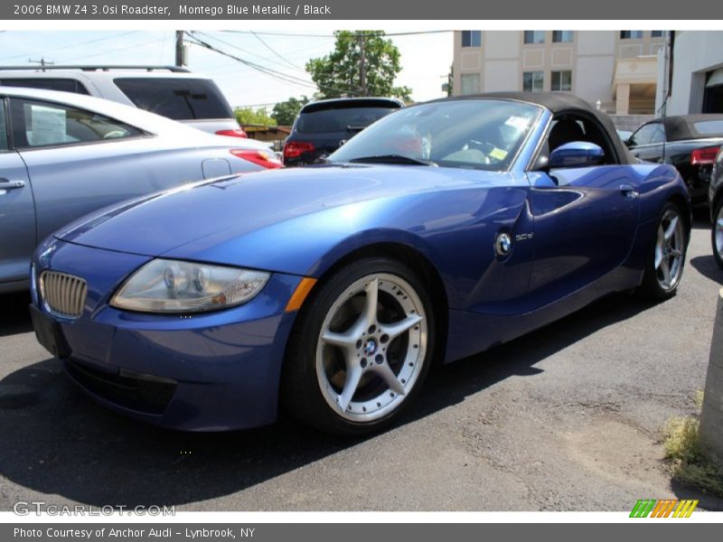 Montego Blue Metallic / Black 2006 BMW Z4 3.0si Roadster